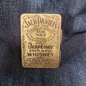 Fibbia per cintura vintage JACK DANIELS WHISKY ~31 - Foto 1 di 3
