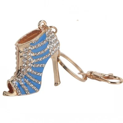 Porte-clés En Cristal Pour Chaussures à Talons Hauts Pendentif En Strass - Photo 1/4