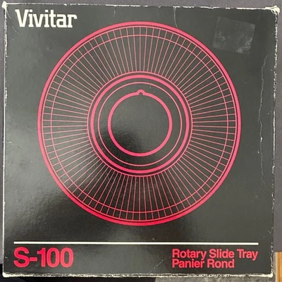 Vintage Vivitar S-100 Rotary Slide Tray 100 Capacity 2x2 Carousel - Image 1 of 4