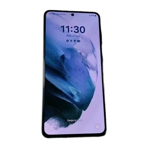 ✅Samsung Galaxy S21 5G G9910 128GB Black Unlocked Working Well Android 14 #479H✅ - Picture 1 of 6