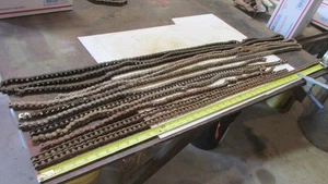 Old Rusty  Farm Roller  Chain  40   Ft   Wall Art Steampunk Sign   Craft Lot E - Picture 1 of 4