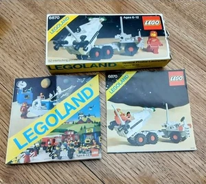 Vintage LEGO Space Probe Launcher LEGOLAND 6870 Box Instructions And Insert Only - Picture 1 of 9