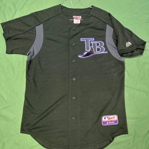 Vintage Majestic Tampa Bay Devil Rays BP Jersey Mens Size Medium - Picture 1 of 5
