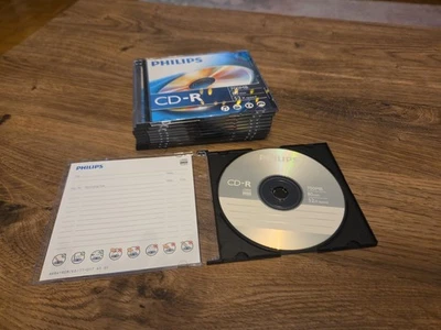 Philips CD Rohlinge 700 mb 80 min mit Hüllen - Bild 1 von 4