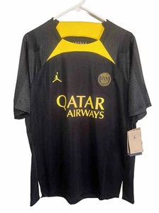Top da calcio Nike Air Jordan Paris Saint-Germain da uomo XL Dri-Fit lavorato a maglia DR4590-011 - Foto 1 di 5