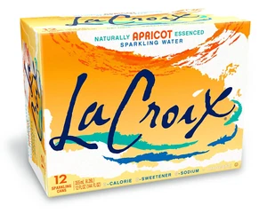 Lacroix Sparkling Water, Apricot, 12 Fl Oz (Pack of 12) - Picture 1 of 12