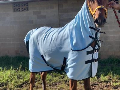 BORRAQ Polar Fleece Combo Horse Rug 330gsm warm Fleece- Miscellaneous color