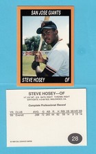 1990 Cal League Cards Steve Hosey San Jose Giants - Box 201