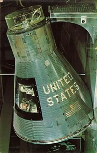 Smithsonian Luft- und Raumfahrt Postkarte Orig. Mercury Friendship 7 John Glenn H2* - Bild 1 von 2