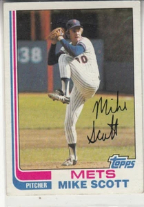 1982 Topps Baseball #432 Mike Scott New York Mets - Casi nuevo - Imagen 1 de 1
