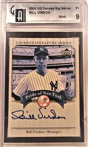 Autographed 2003 UD Yankees Sig Series Bill Virdon GAI 9 - Picture 1 of 1