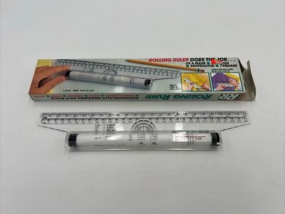 Vintage JSNY Rolling Ruler Multi-Functional Drawing Instrument with Original Box - Image 1 of 3