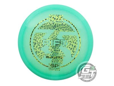 USED DGA [LEDGESTONE] SP Line Rift 176g Green Cheetah Foil Midrange Golf Disc - Image 1 of 2