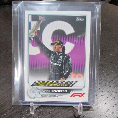 Topps 2022 Formula 1 Lewis Hamilton #171 F1 Base GP Winner Jeddah Saudi Arabia - Image 1 of 2