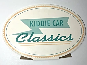 1995 Hallmark Kiddie Car Classics in Store Display Ad Standup 15"x10" Cardboard - Picture 1 of 2
