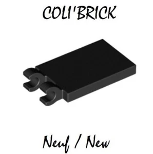 Lego 30350b - 10x Drapeau Tile Modified 2x3 Flag - Noir / Black - NEW - Imagen 1 de 1