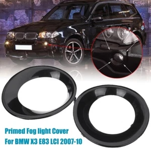 51113423789 Luz antiniebla negra Cubierta Bisel Borde para BMW X3 E83 LCI 2007-2010 - Imagen 1 de 8