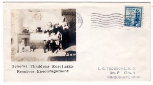 #734 Kosciusko 1933 FDC - Beazell Photo Cachet #44B Kosciusko Mississippi - Picture 1 of 1