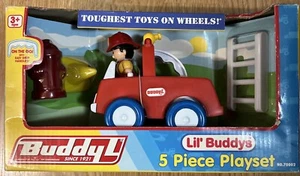 Juego de camión de bomberos Buddy L Imperial Lil Buddys de 5 piezas con mango fácil de agarrar nuevo - Imagen 1 de 2