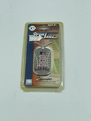 MLB SportTagz Boston Red Sox Dog Tag Necklace Cover