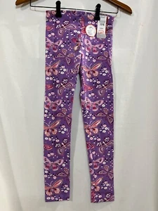 NWT Wonder Nation Tough Cotton Purple Butterfly Leggings Girls many sizes - Picture 1 of 3
