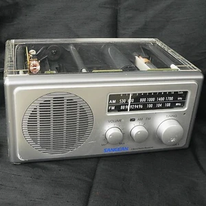 SANGEAN WR-1 RADIO (2 BAND) ~ CLEAR PRISON CORRECTIONS SECURITY ~ GUT / GEBRAUCHT - Bild 1 von 15