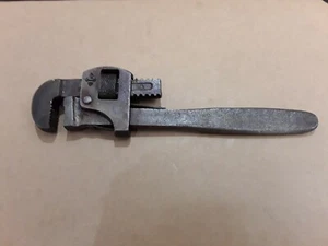 Vintage Adjustable Monkey Wrench Old Hand Tools 10" Pipe Wrench Mechanics - Bild 1 von 2