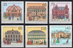 Germany 1991, Postal Buildings, SG 2415-2420, MNH**