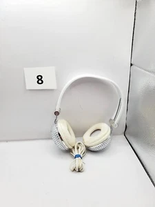 Sparkle On-Ear Stereo Headphones Crystals Glitter white - Picture 1 of 6