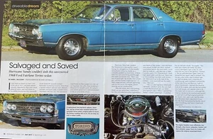 1968 FORD TORINO SEDAN 4 PG COLOR ARTICLE - Bild 1 von 2