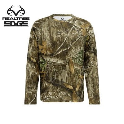 Hombre Crew Peso Pesado Polar Térmico Camuflaje Realtree® EDGE Control de Olores Foto 1 de 4