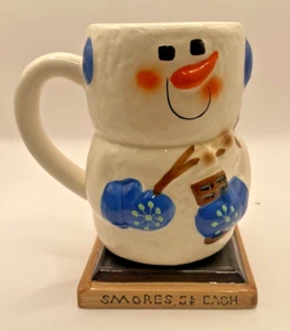[Bay Island] Taza Muñeco de Nieve Malvavisco Smores Invierno Navidad - Imagen 1 de 7