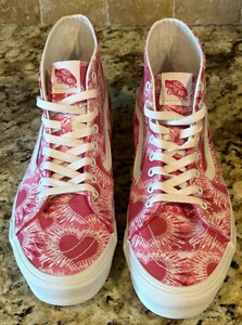 VANS-Unisex -Sk8-Hi - Tie Dye HEARTS- Fuchsia, Pink- M/10.5-W/12 NWT ( B7-EP) - Picture 1 of 6