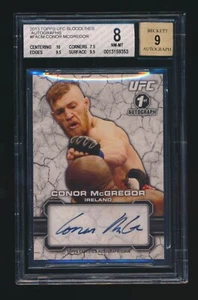 BGS 8 CONNOR MCGREGOR 2013 TOPPS UFC BLOODLINES AUTOGRAPH AUTO RC SUB 10,9.5,9.5 - Picture 1 of 2