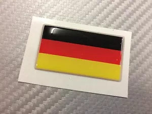 Aufkleber Flagge 3D Resin DEUTSCHLAND 45 x 25 mm. - Bild 1 von 1