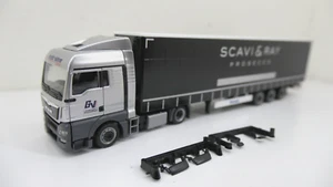 Herpa 1:87 - MAN TGX XLX Megatrailer "Grande Vehne / Scavi & Ray Prosecco" - J2I - Foto 1 di 7