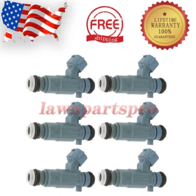 6 Fuel Injectors for 2003-2005 Kia Sorento 3.5L 1999-2006 Hyundai 35310-38010 - Image 1 of 4