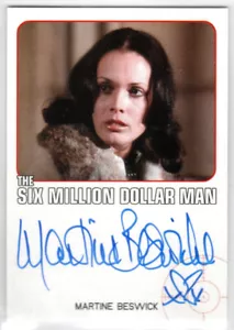 THE COMPLETE BIONIC COLLECTION MARTINE BESWICK SIX MILLION DOLLAR MAN AUTOGRAPH - Picture 1 of 2