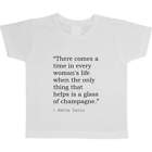 Food & Drink Bette Davis Quote Children's / Kid's Cotton T-Shirts (TS062105)