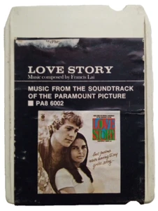Love Story, Original Movie Soundtrack, 8-Track Tape, PA8 6002 Paramount Pictures - Picture 1 of 6