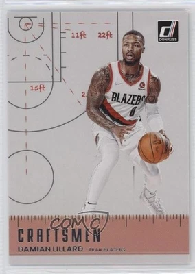 2022-23 Panini Donruss Craftsmen Damian Lillard #9 - Image 1 of 2