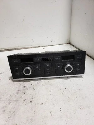 Temperature Control Dual Zone Face Plate Black Fits 06-11 AUDI A6 697861 - Image 1 of 4