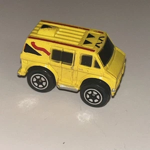 Galoob Micro Machines Sunrise 1988 Yellow Van Toy Car - Picture 1 of 5