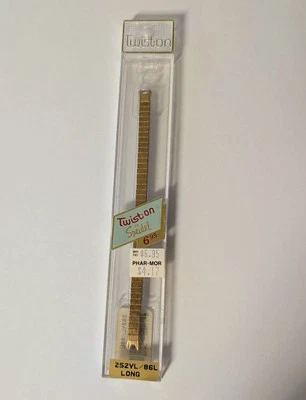 ⭐ANTIGO CINTO PULSEIRA DE RELÓGIO TWIST-ON SPEIDEL FEMININO TOM DOURADO 252YVTL/86L AÇO - Imagem 1 de 3