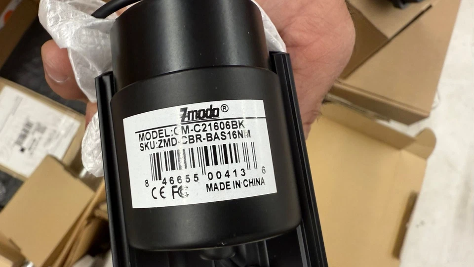 Zmodo Security Cameras #CM-C21606BK Bullet Cameras w/ Night Vision Used good - Image 1 of 1