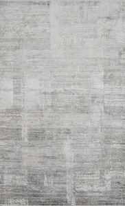 Contemporary Gray Abstract Rug 5x7 for Modern Living Rooms Turkish Carpet - Picture 1 of 13