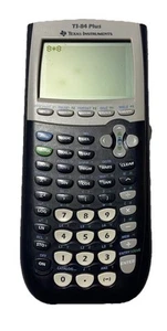 Texas Instruments TI-84 Plus graphischer Taschenrechner ohne Deckel getestet funktioniert super - Bild 1 von 5