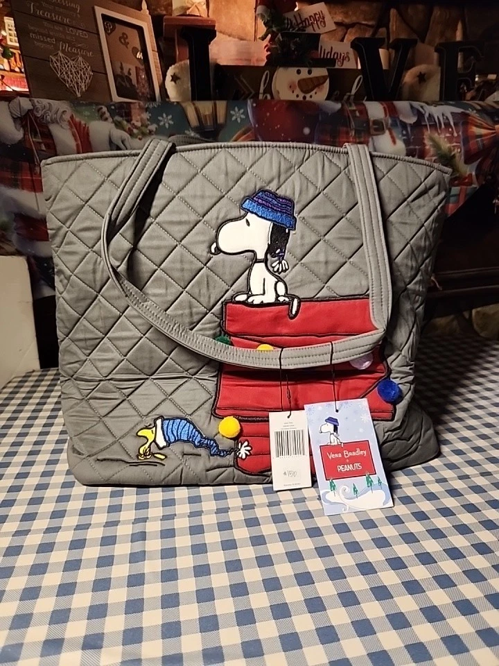 Bolso de Mano Vera Bradley Ski Slope Snoopy Nuevo con Etiquetas  Foto 1 de 3