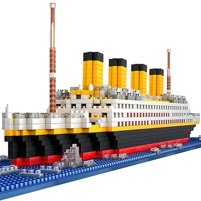 VIGOEXPRESS Titanic Bausteine 1860 tlg. für Kinder ab 8 Jahren | TITANICBLOCKS