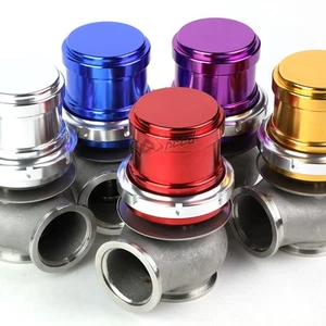 Colector de turbocompresor universal de 40 mm banda en V compuerta de 5" + 14 psi resorte azul - Imagen 1 de 5
